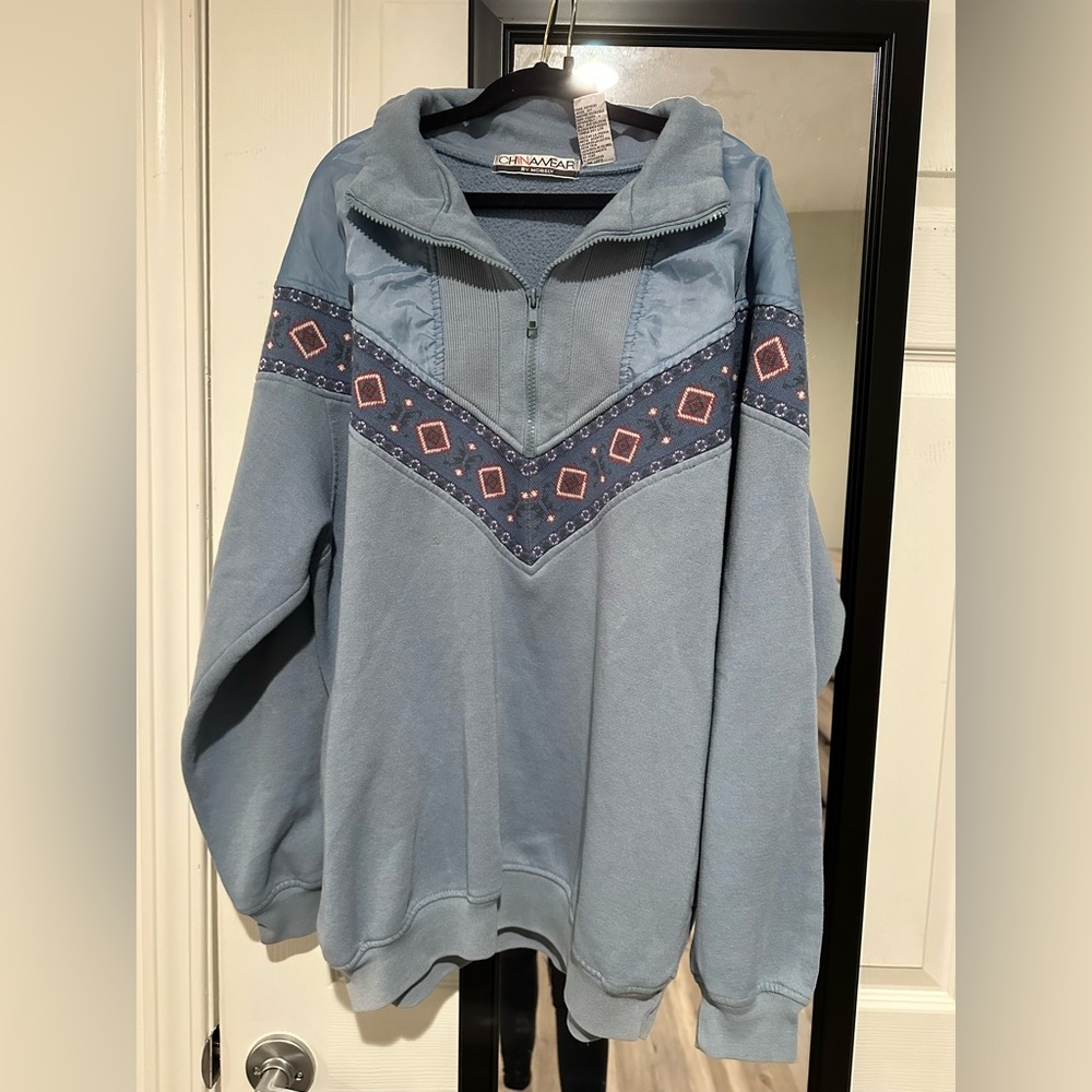 cute vintage oversized pullover